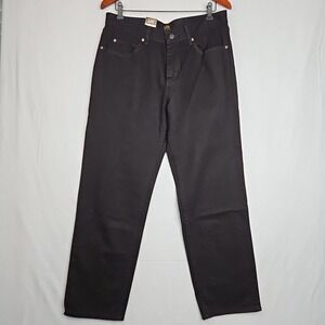 Lee Men's Relaxed Fit Straight Leg Jeans Double Black 205-5508 Size 33x30